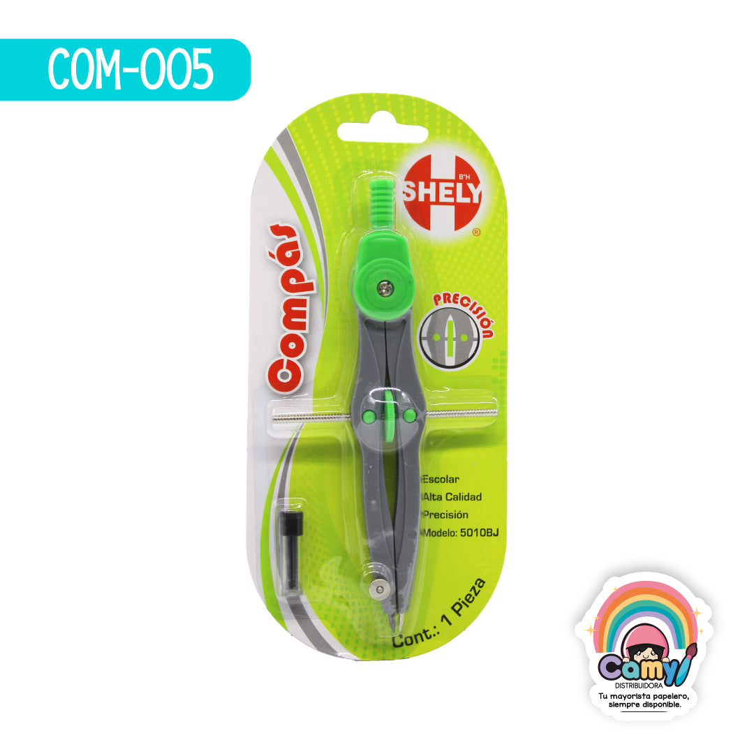 COM-005 COMPAS DE PRESICION SHELY MOD.5010BJ COLORES