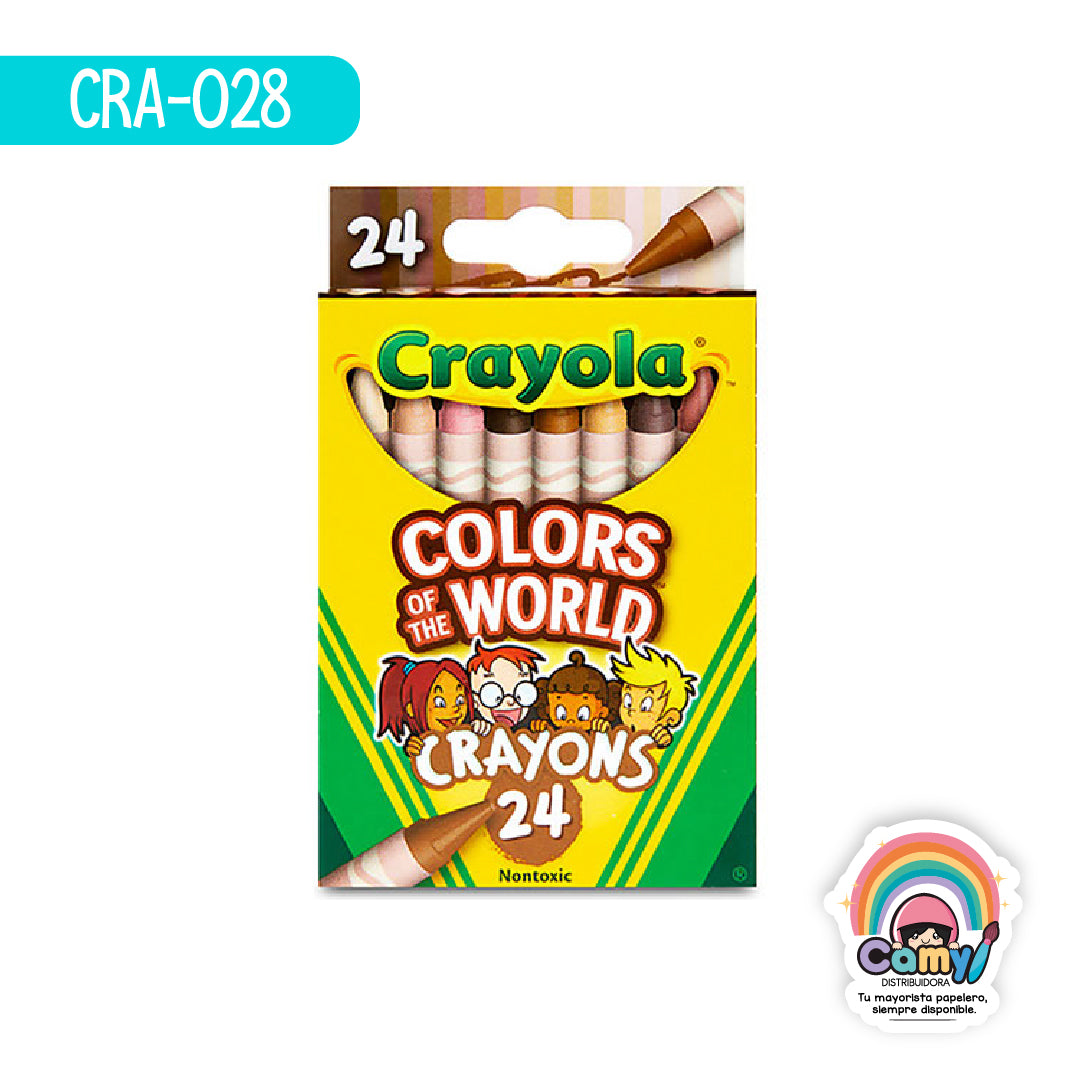 CRA-028 CRAYONES COLOR OF THE WORLD CRAYOLA