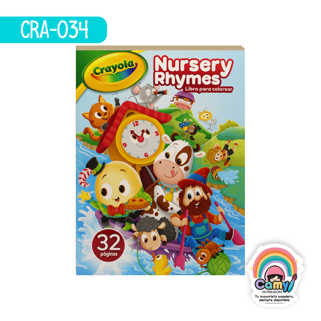 CRA-034 32PG LIBRO PCOLOREAR CRAYOLA NURS R