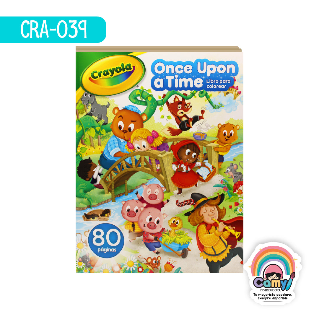 CRA-039 80PG LIBRO PCOLOREAR CRAYOLA ONCE U
