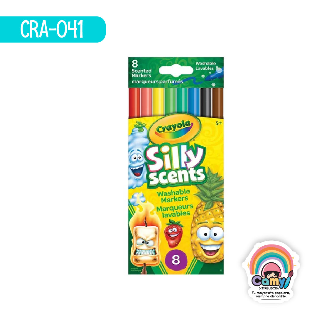 CRA-041 SUPER TIPS C/8 SILLYSCENTS CRAYOLA