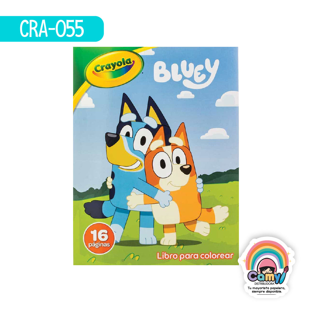 CRA-055 16PG LIBRO PCOLOREAR CRAYOLA BLUEY