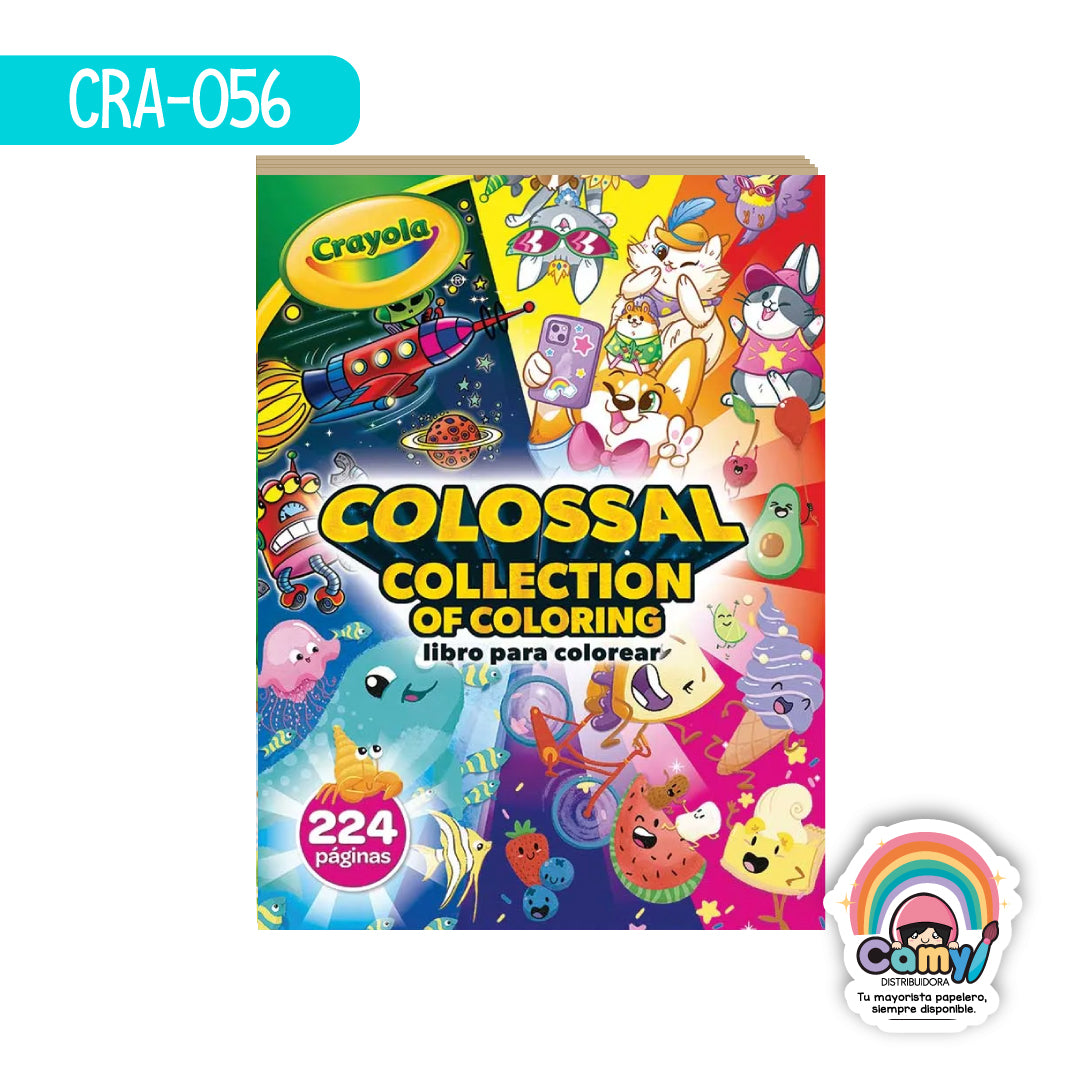 CRA-056 224PG LIBRO PCOLOREAR CRAYOLA COLOS