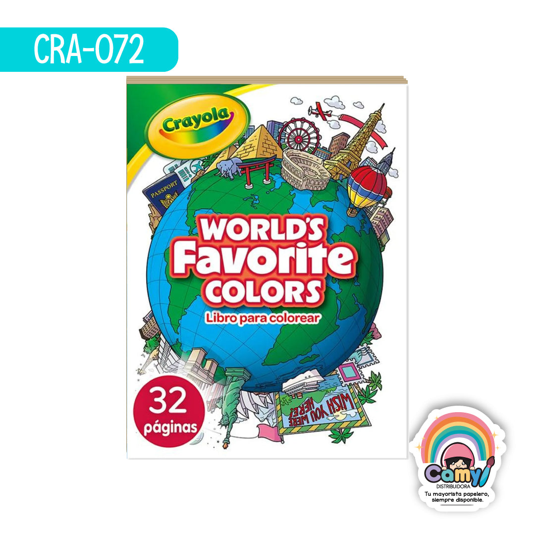 CRA-072 32PG LIBRO PC WOR FAV CRAYOLA COLO