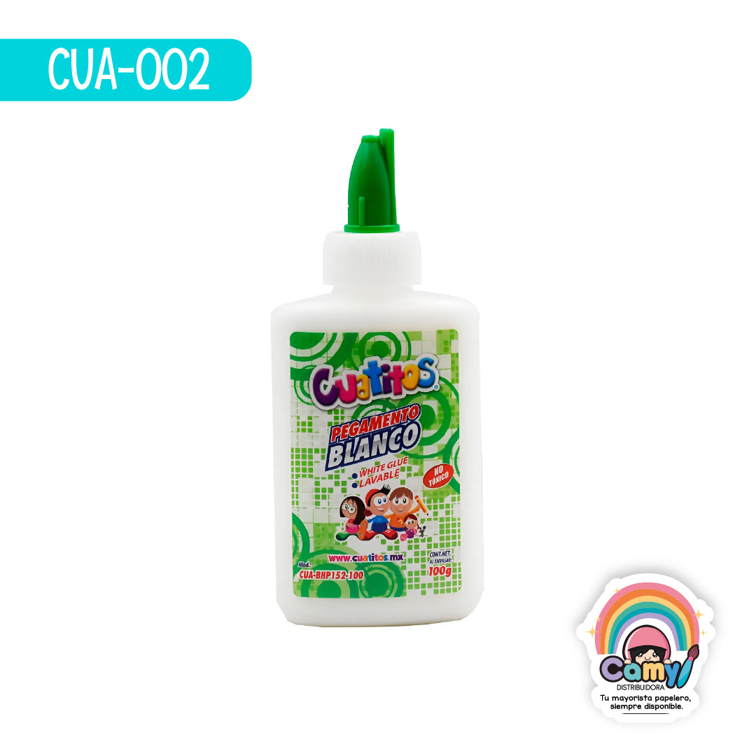 CUA-002 PEGAMENTO LIQUIDO CUATITOS 100GR SHELY