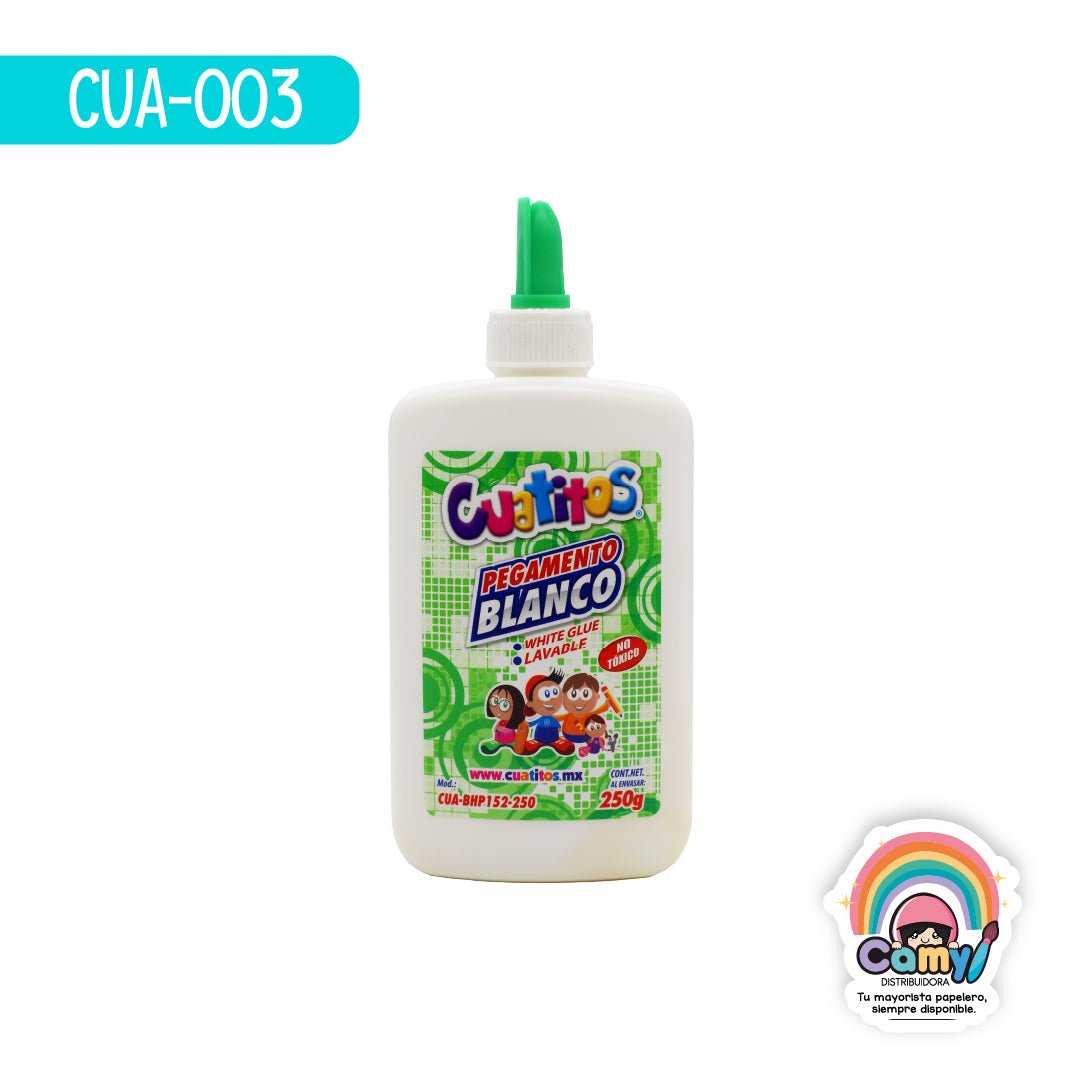 CUA-003 PEGAMENTO LIQUIDO CUATITOS 250GR SHELY
