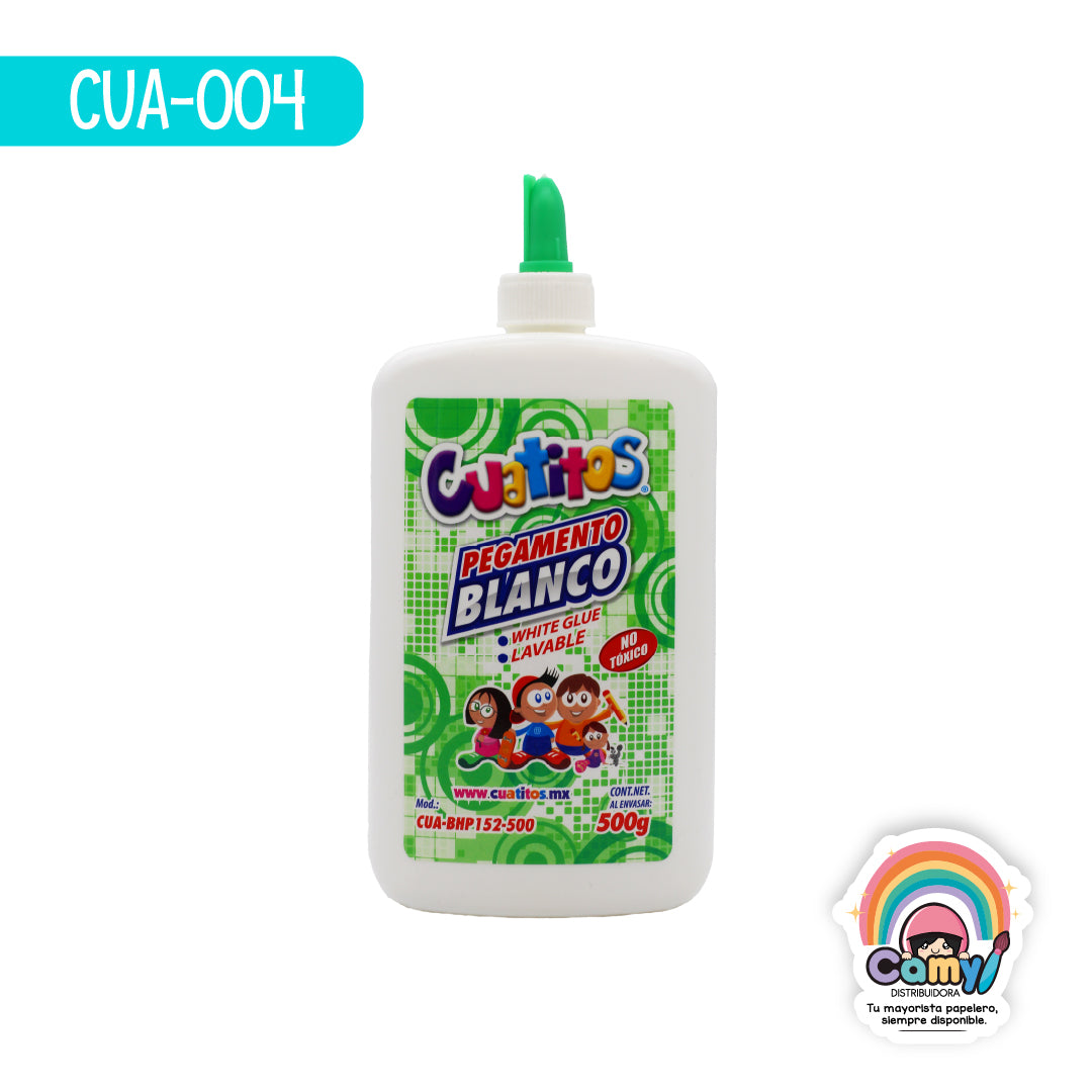 CUA-004 PEGAMENTO LIQUIDO CUATITOS 500GR SHELY