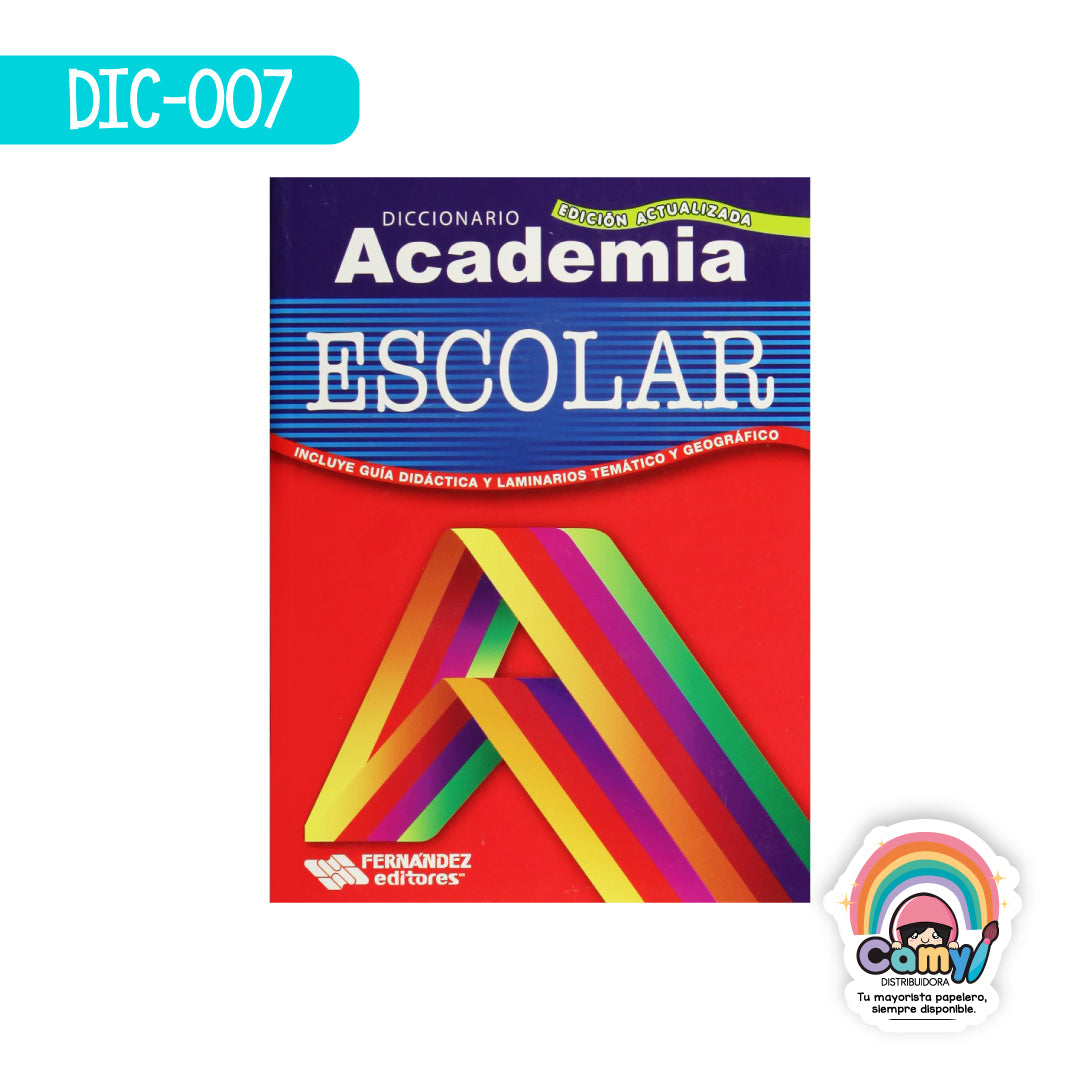 DIC-007 DICCIONARIO ACADEMIA ESCOLAR