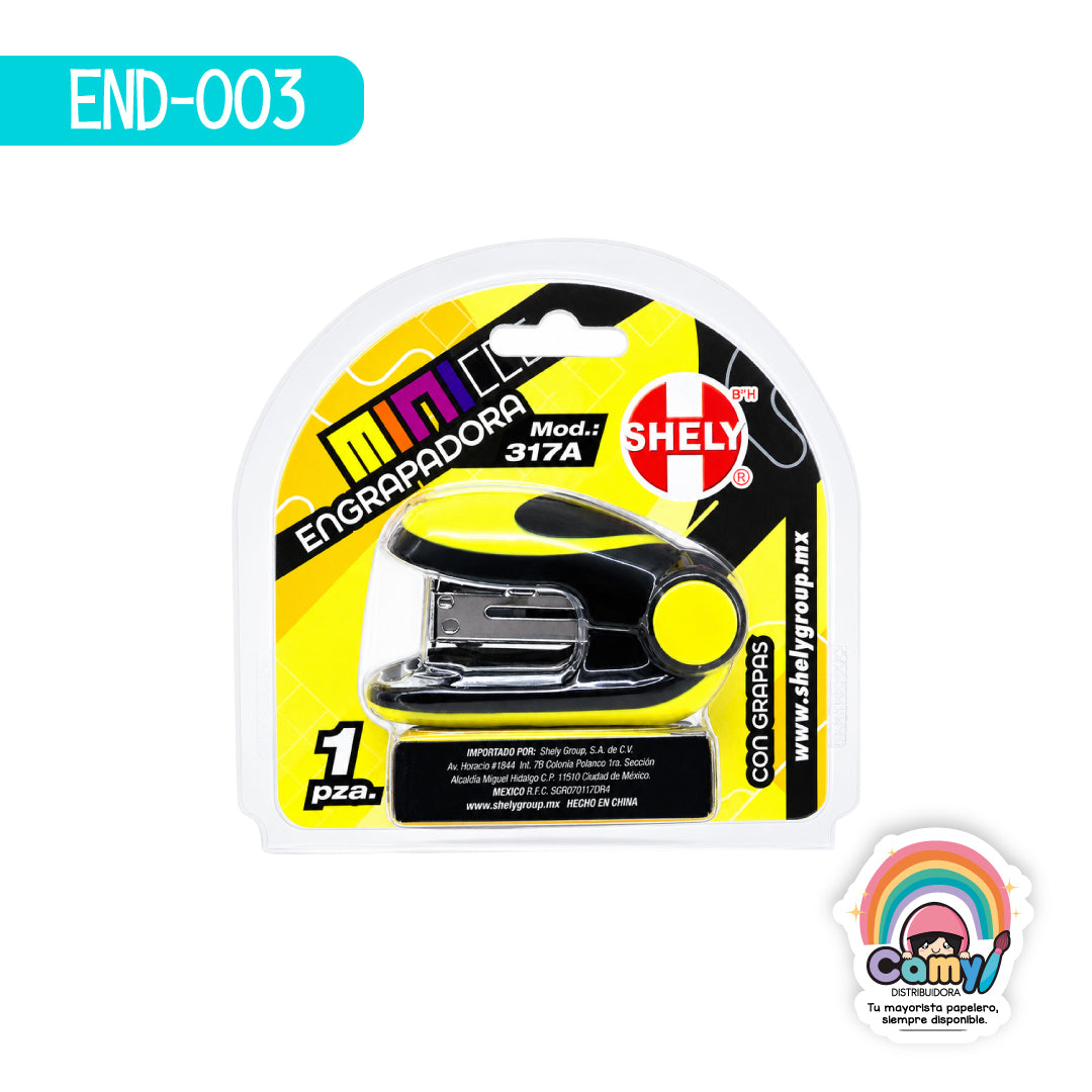 END-003 ENGRAPADORA MINI SHELY ESTANDAR C/800 GRAPAS 0317A