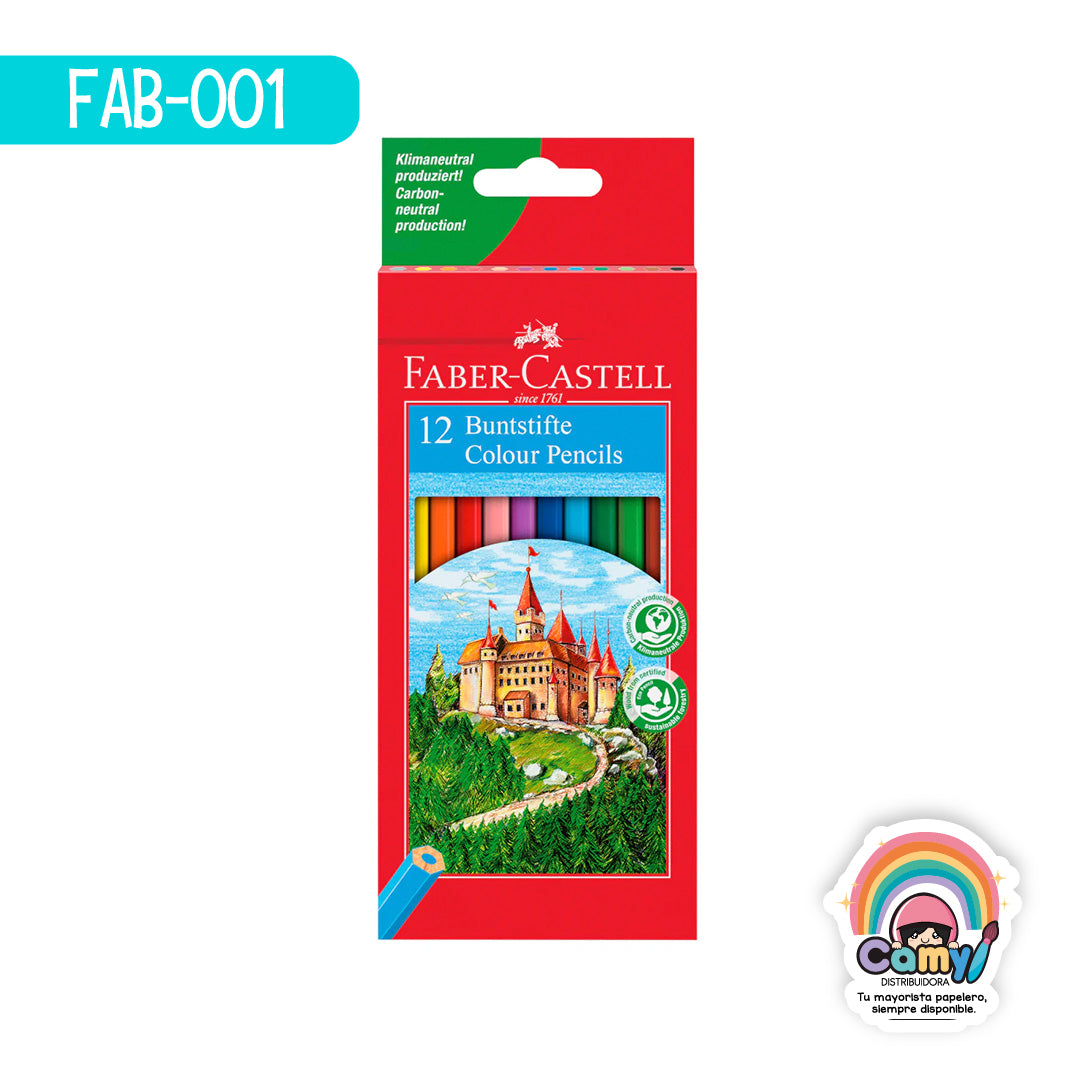 FAB-001 ECOLAPIZ FABER-CASTELL HEX EST C/12