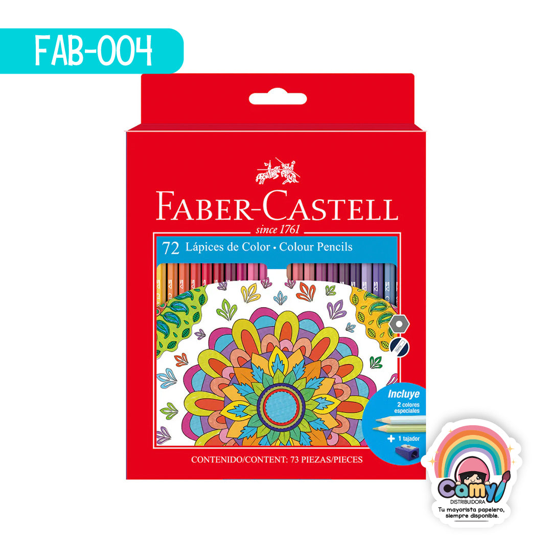 FAB-004 ECOLAPIZ FABER-CASTELL HEX EST C/72