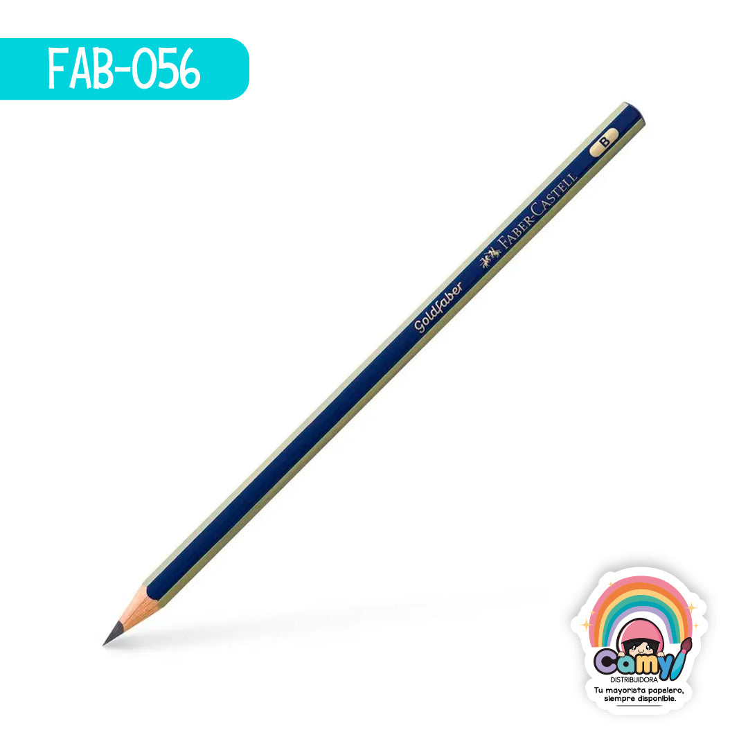 FAB-056 LAPIZ DE GRAFITO GOLD FABER B C/12. FABER-CASTELL