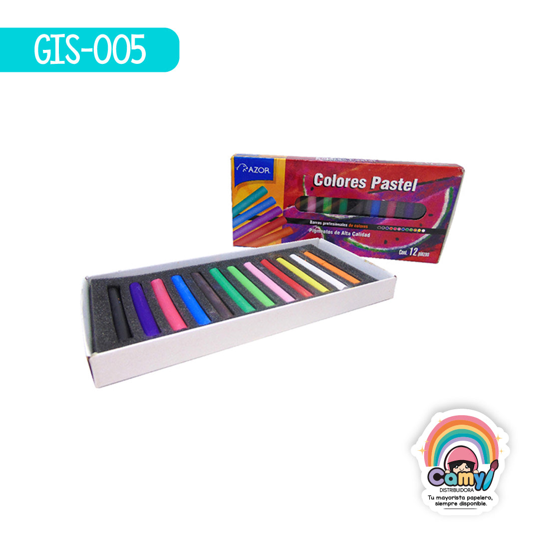 GIS-005 GISES PASTEL AZOR DE C/12