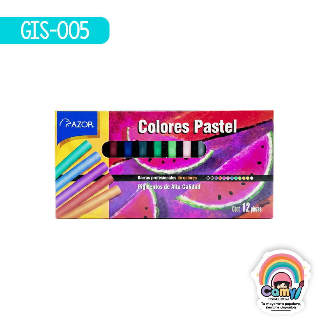 GIS-005 GISES PASTEL AZOR DE C/12