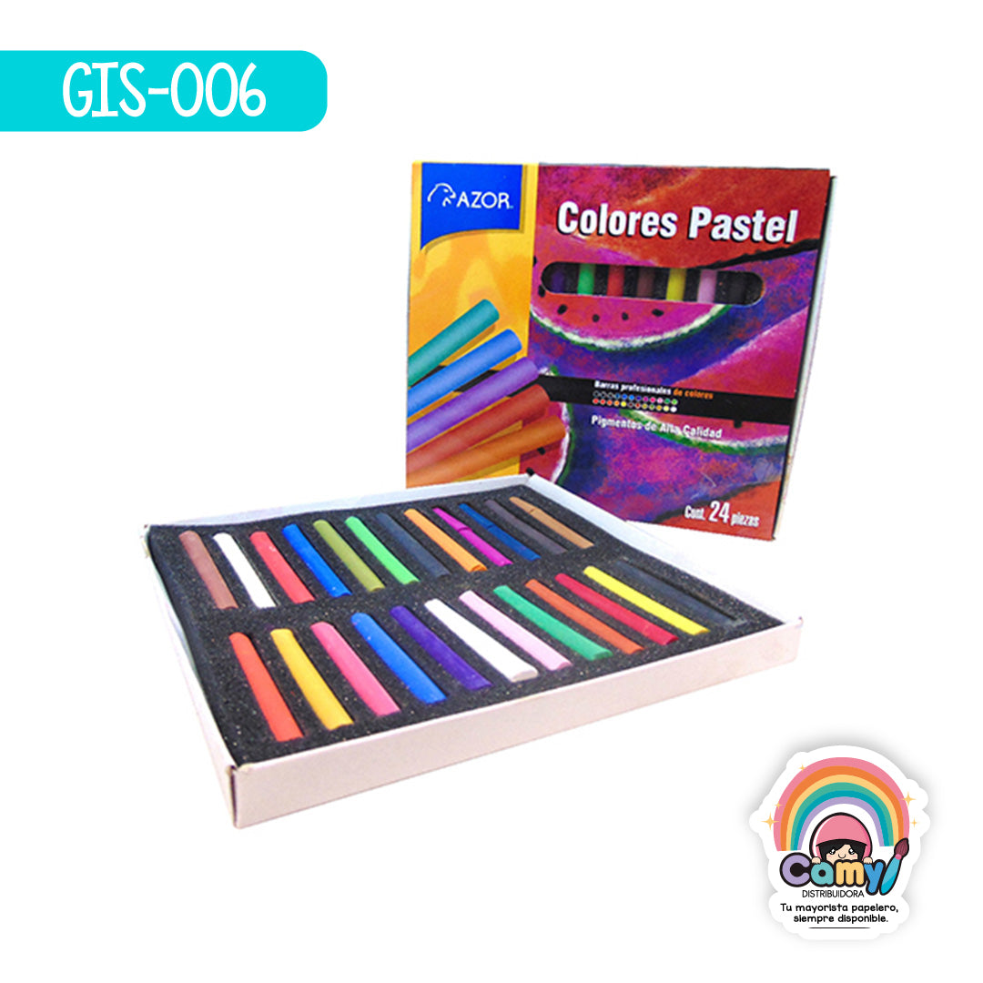 GIS-006 GISES PASTEL AZOR DE C/24