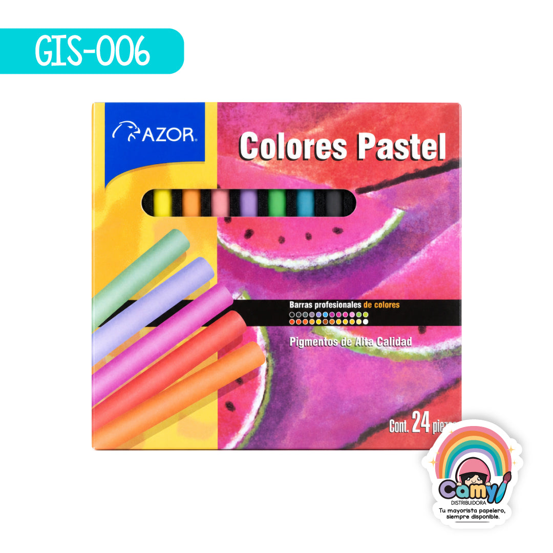 GIS-006 GISES PASTEL AZOR DE C/24