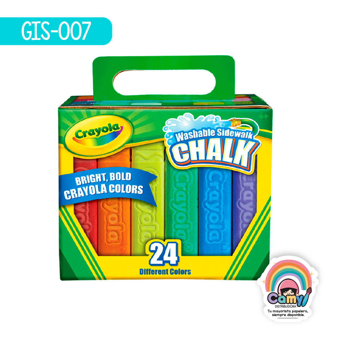 GIS-007 24 GISES GIGANTES CRAYOLA