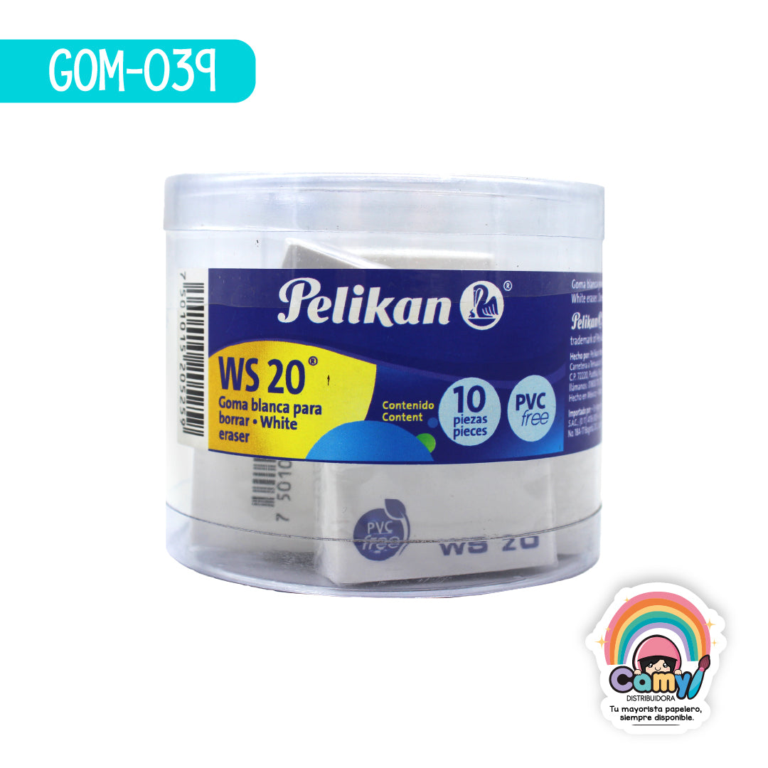 GOM-039 BARRIL 10 GOMAS WS 20 PELIKAN