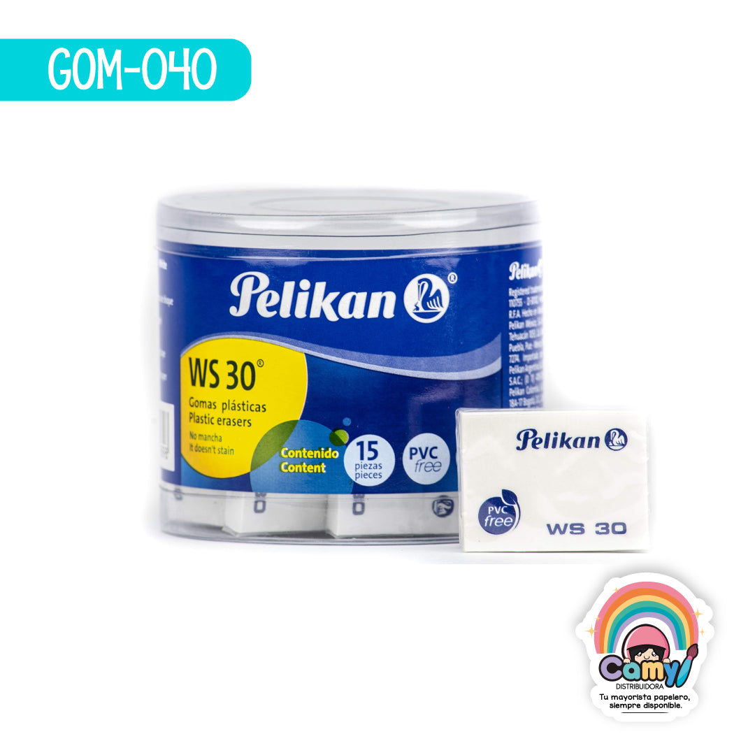 GOM-040 BARRIL 15 GOMAS WS 30 PELIKAN