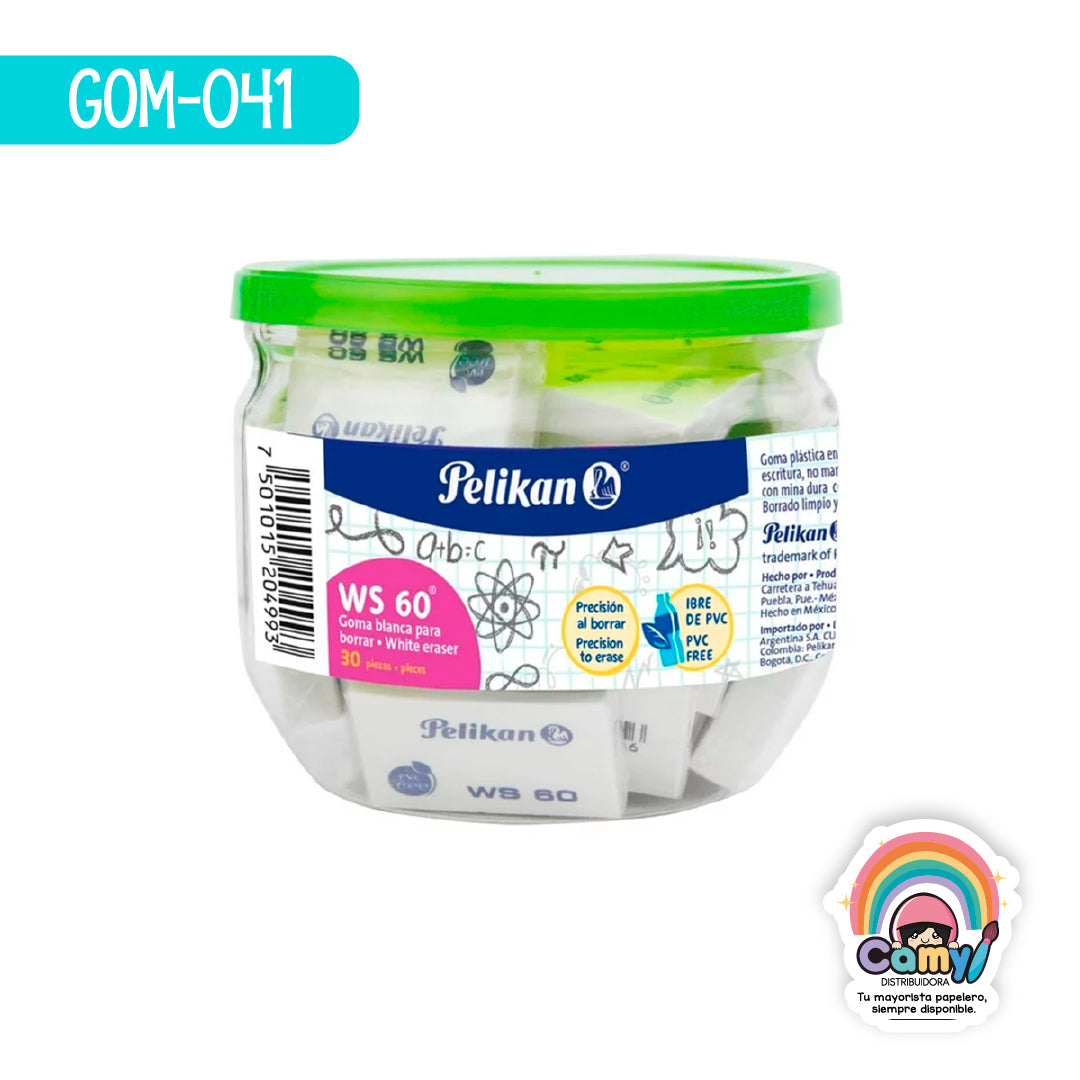 GOM-041 BARRIL 30 GOMAS WS 60 PELIKAN