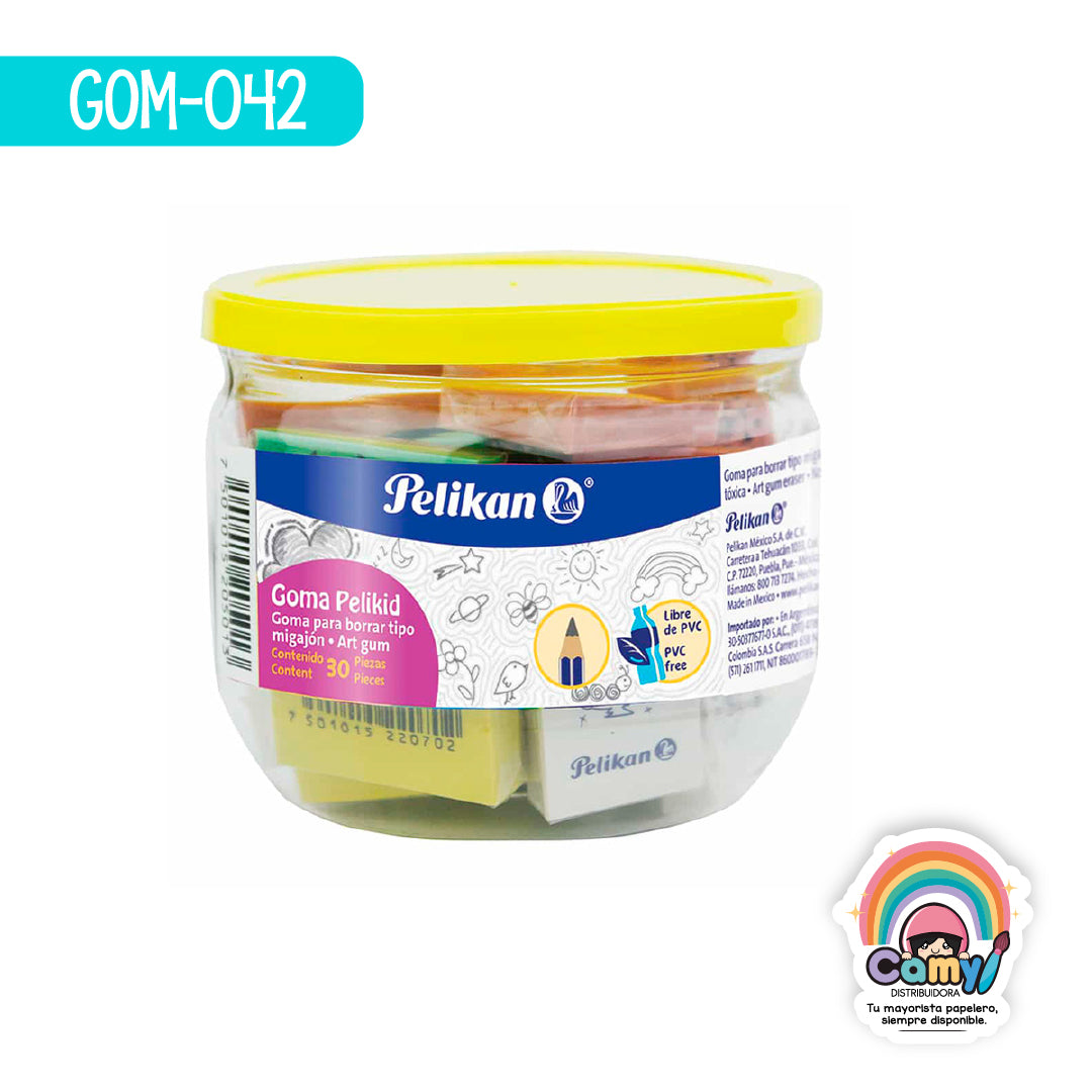 GOM-042 BARRIL 30 GOMAS PELIKID PELIKAN