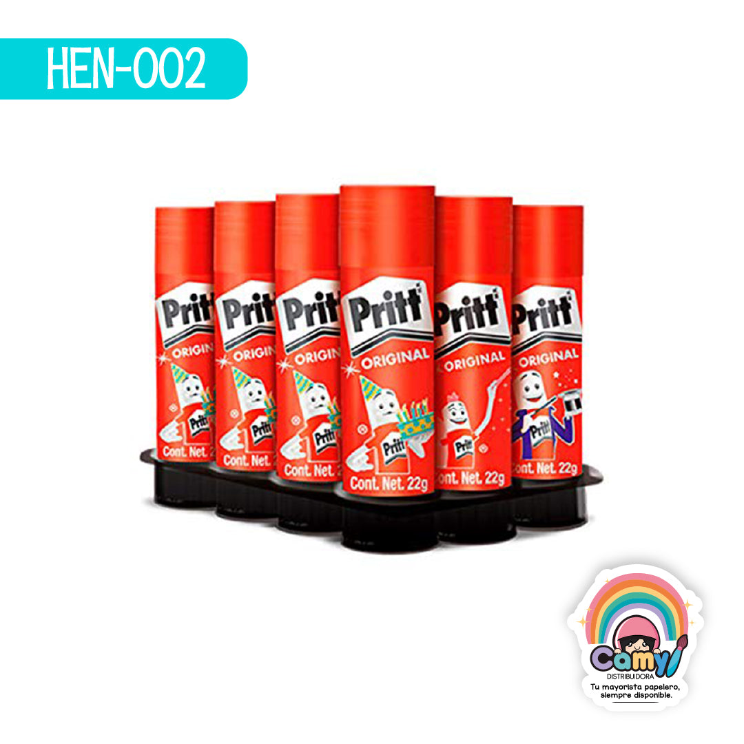 HEN-002 LPZ ADHESIVO PRITT 22 GR C/12 HENKEL