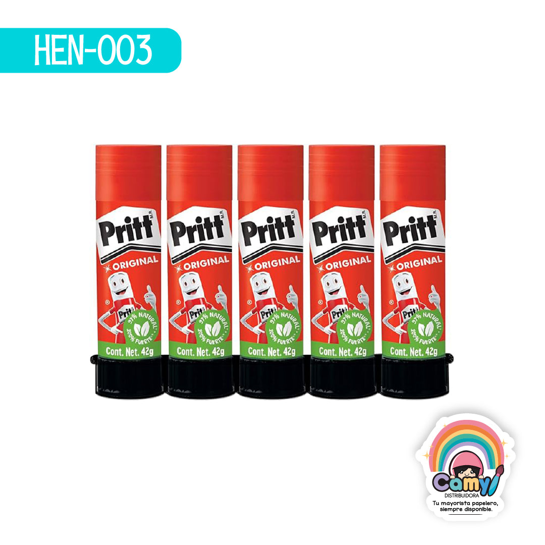 HEN-003 LPZ ADHESIVO PRITT 42 GR C/5 HENKEL