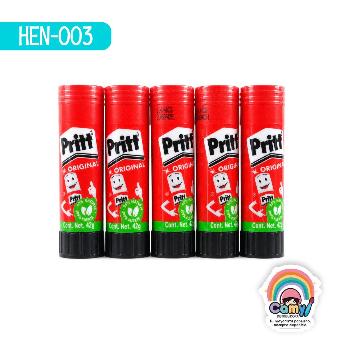 HEN-003 LPZ ADHESIVO PRITT 42 GR C/5 HENKEL