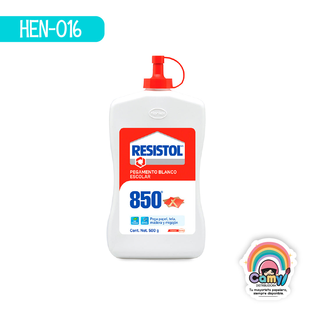 HEN-016 RESISTOL 850 BLANCO 500GR HENKEL