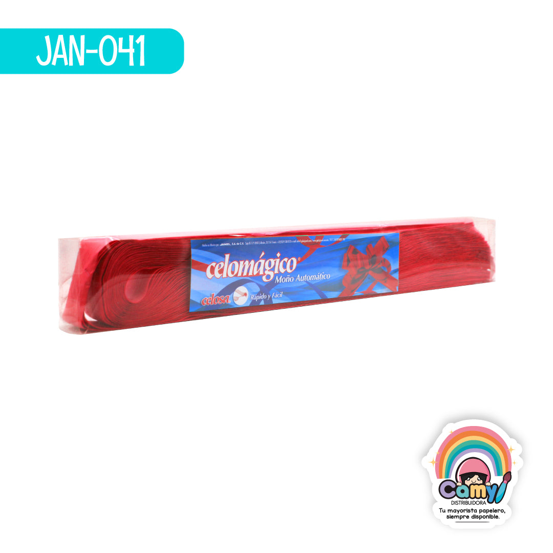 JAN-041 CELOMAGICO MATE MED C/50 ROJO JANEL