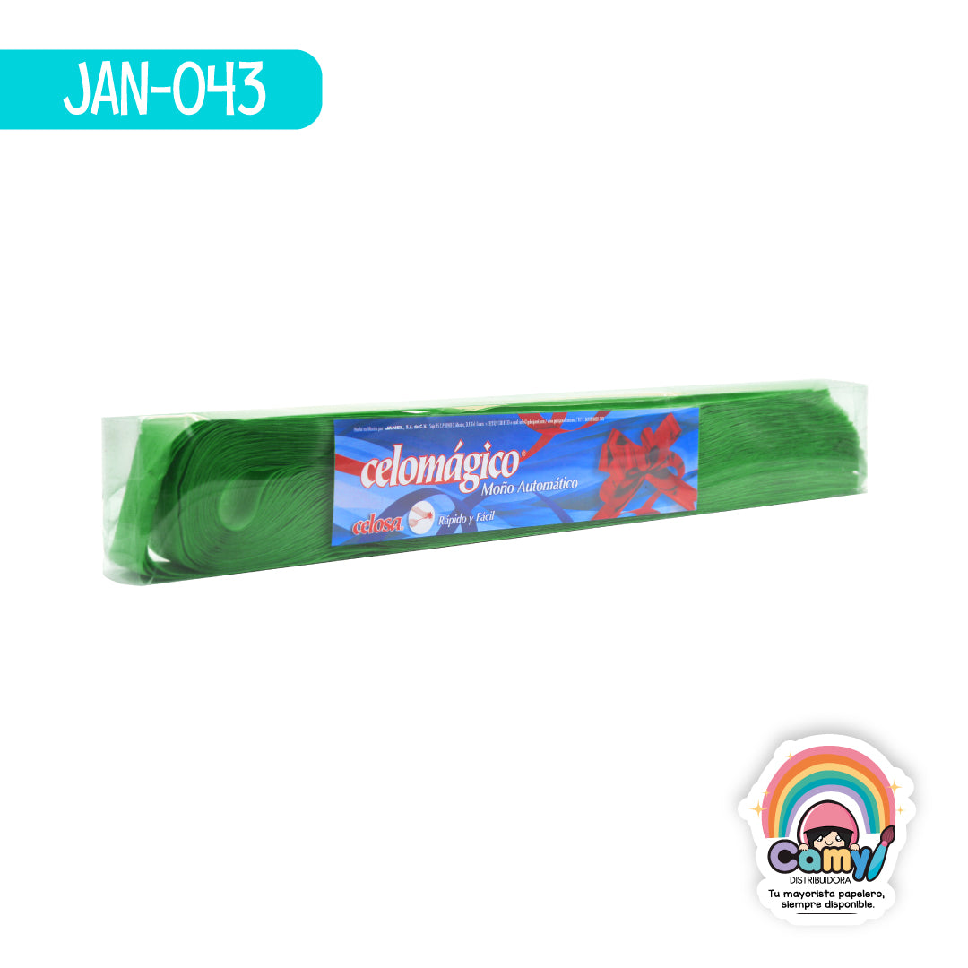 JAN-043 CELOMAGICO MATE MED C/50 VERDE JANEL