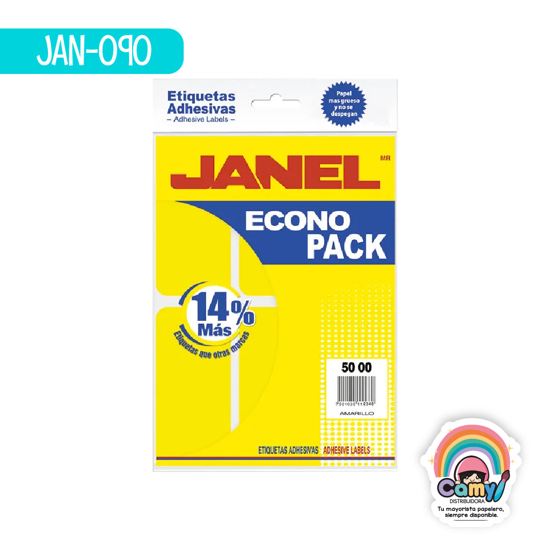 JAN-090 ETIQ ECONOPACK AMA 50MMX100MM JANEL