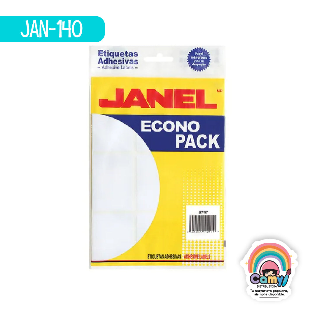 JAN-140 ETIQ ECONOPACK BCA  67MMX47MM JANEL