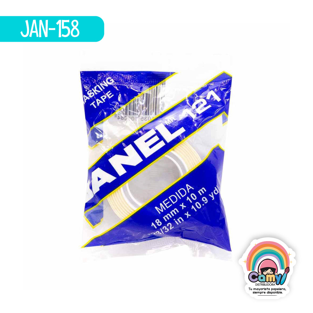 JAN-158 MASKING 121 GRAL 18MMX10M JANEL