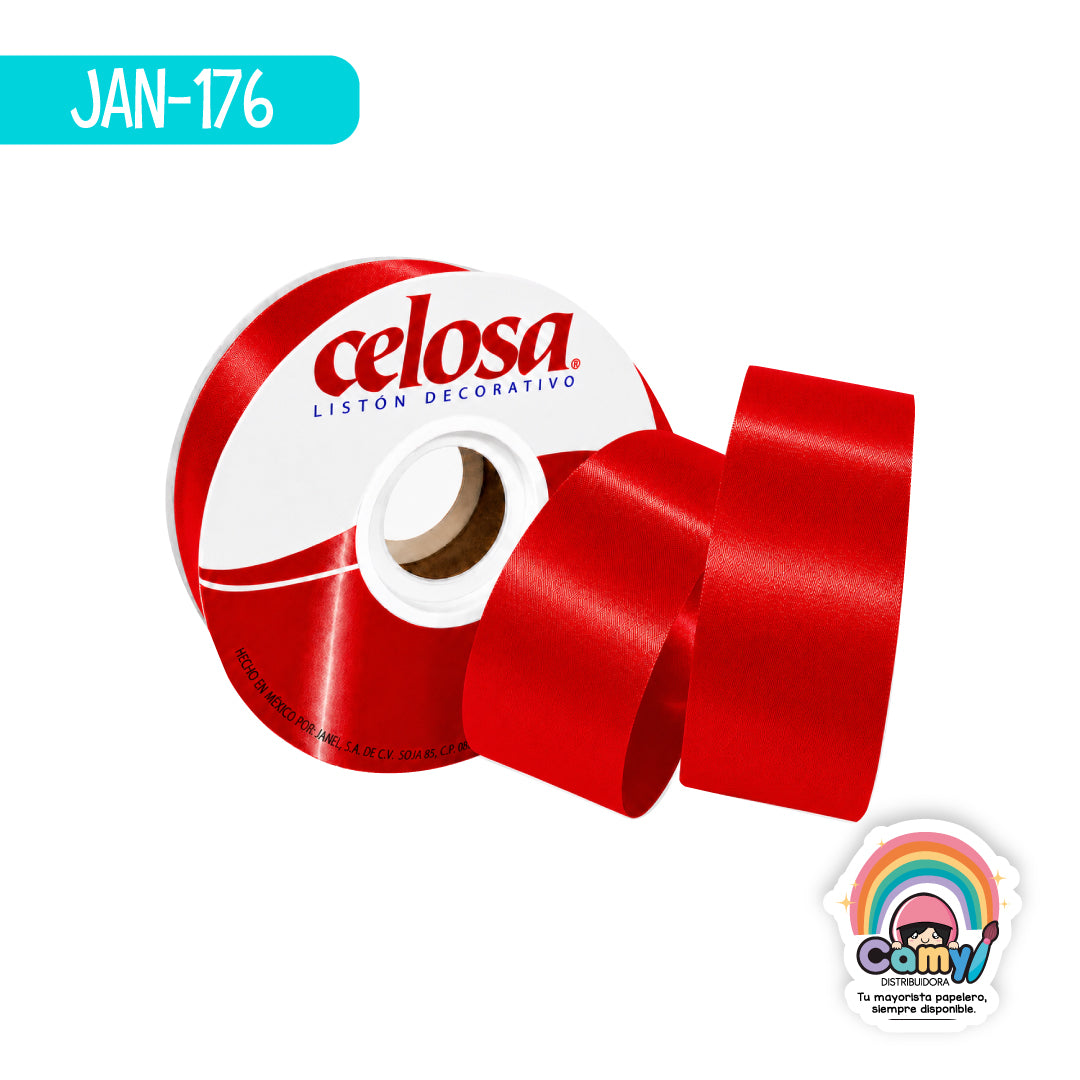 JAN-176 CELOSA LISO NO.9 ROJO JANEL