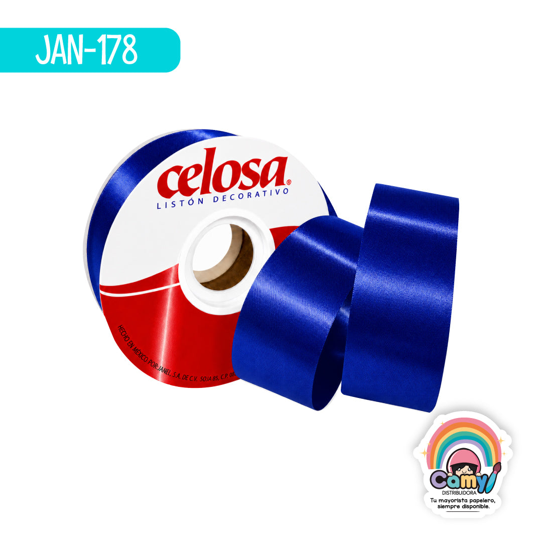 JAN-178 CELOSA LISO NO.9 AZUL REY JANEL