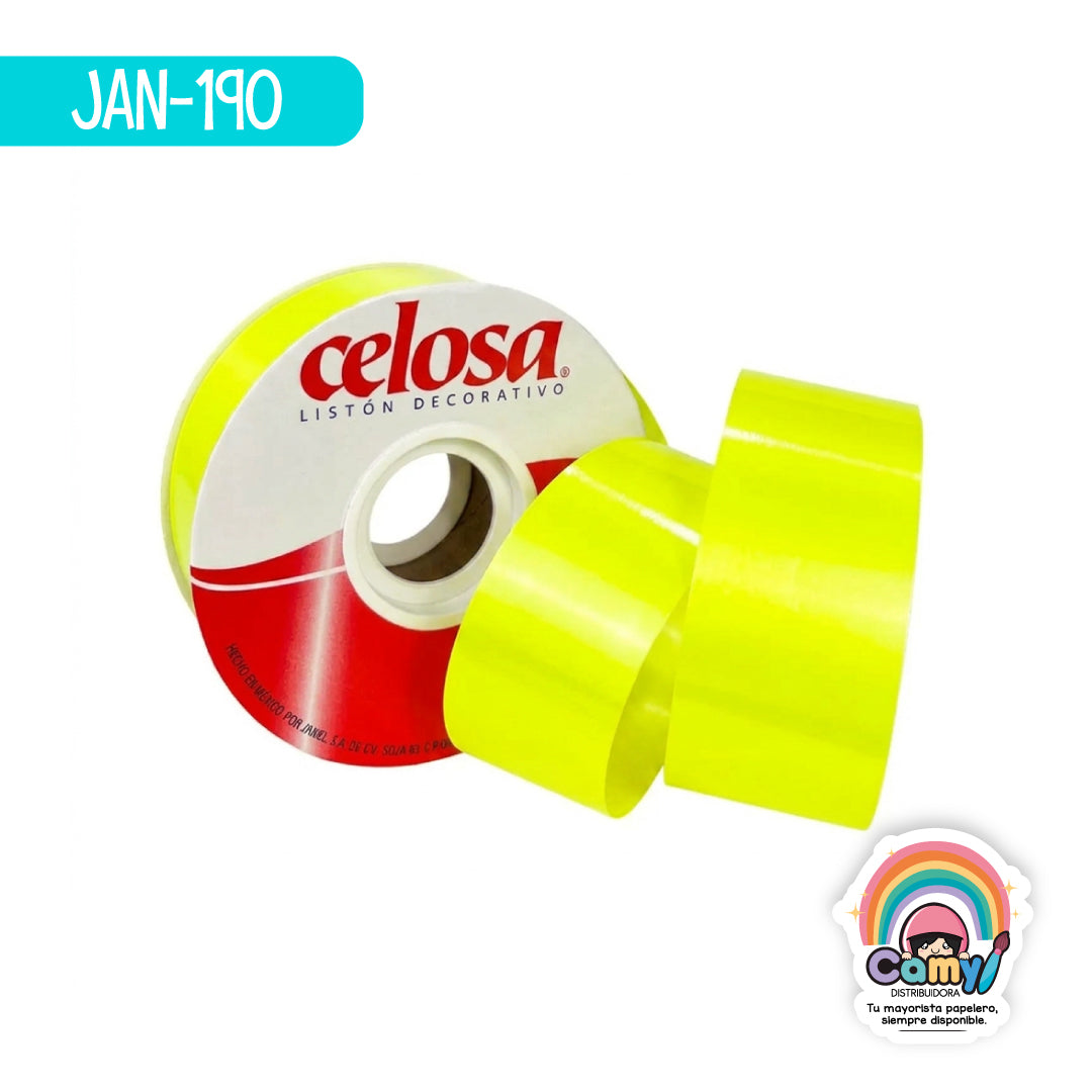 JAN-190 CELOSA NEÓN MATE Ñ9 C/40M AMARILLO JANEL
