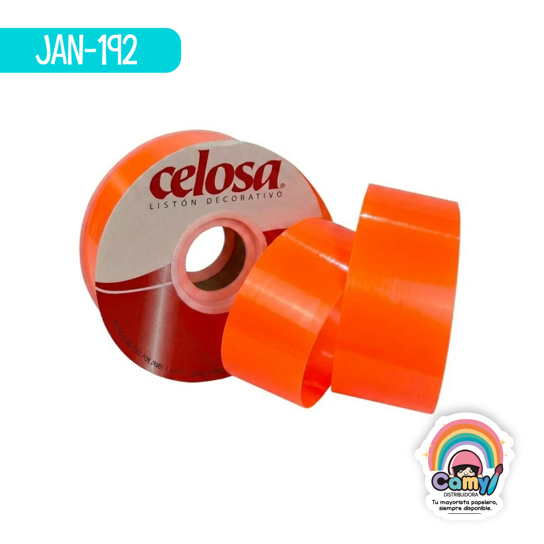 JAN-192 CELOSA NEÓN MATE Ñ9 C/40M NARANJA JANEL