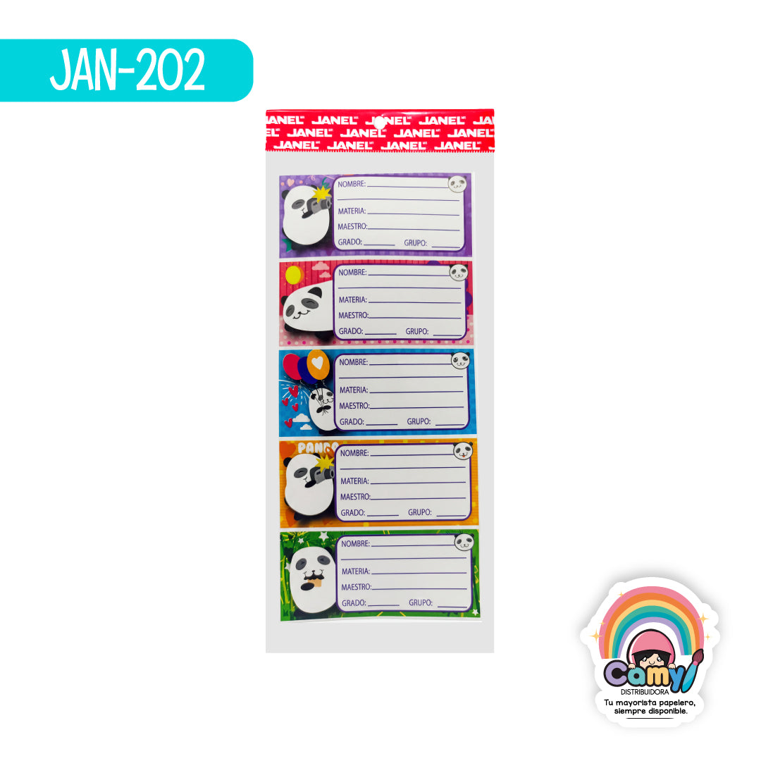 JAN-202 ET ESC M13 PANDAS BL CH C/2 JANEL