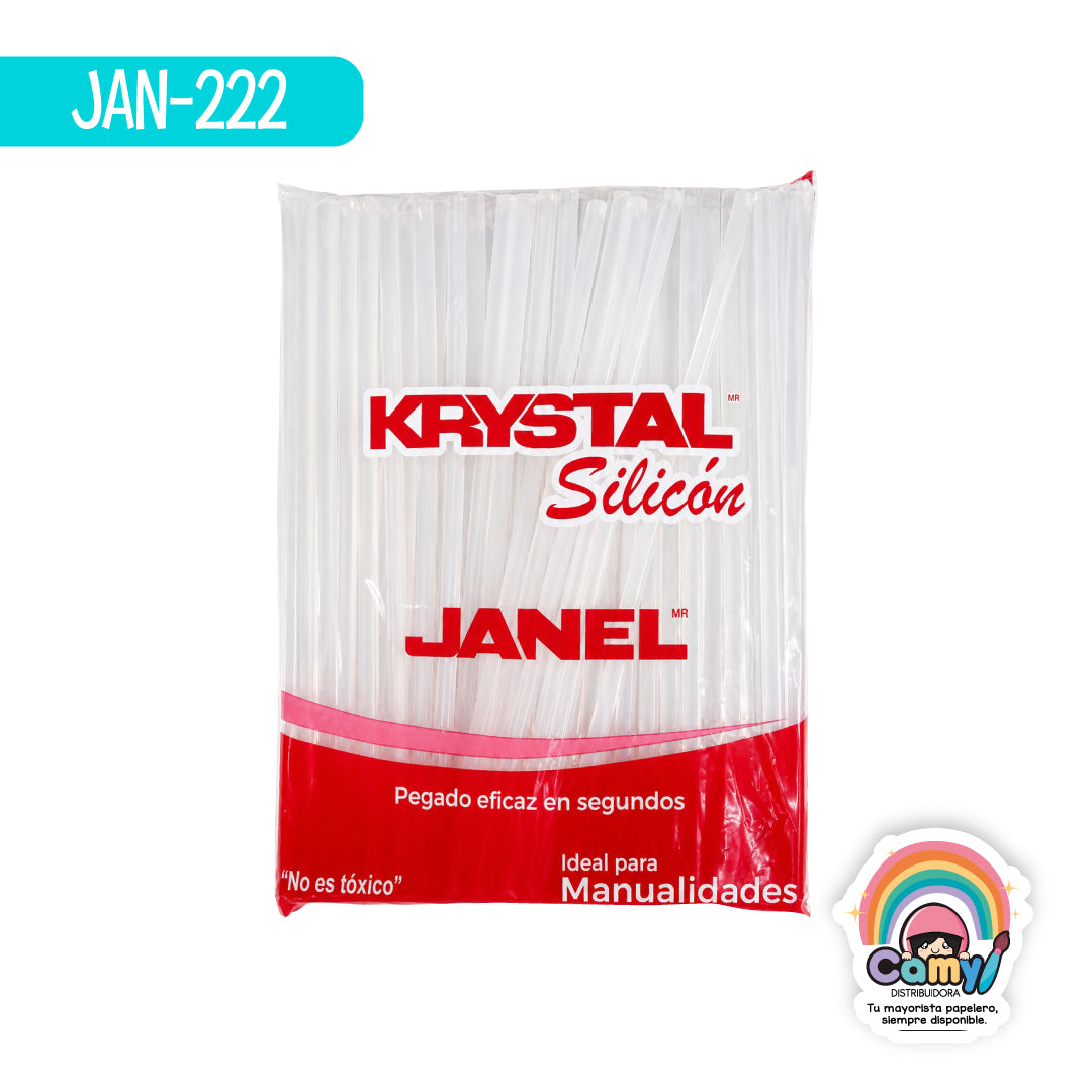 JAN-222 BARRA SILICON 7.4 MMX25CM BOLSAS DE 1KG C/U JANEL