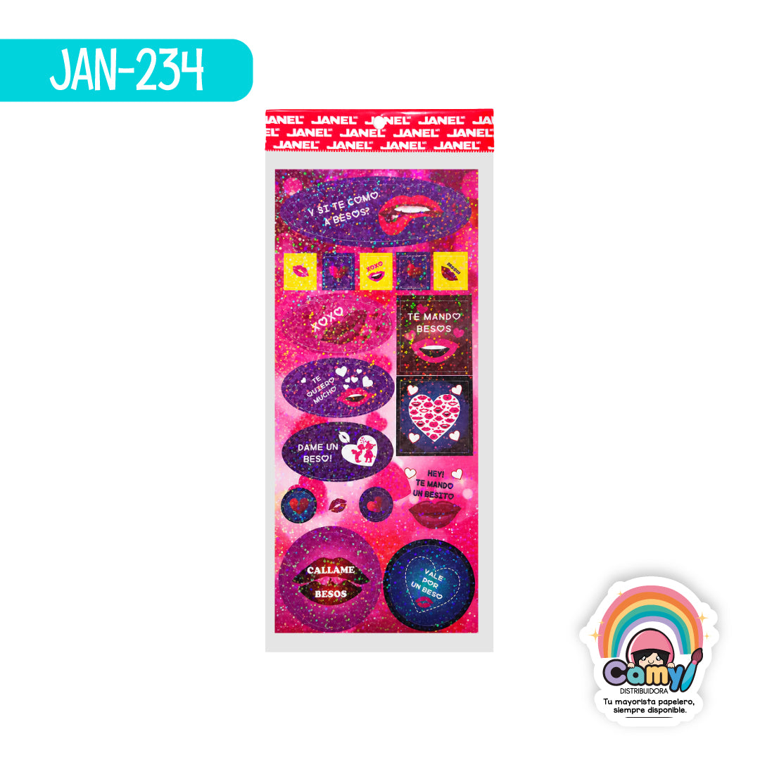 JAN-234 CALC.SV BESOS M01 BLIST CH C/2 JANEL