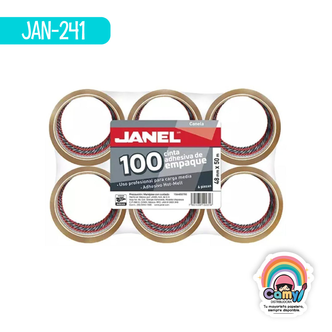 JAN-241 CINTA LINEA 100 CANELA 48X50M JANEL