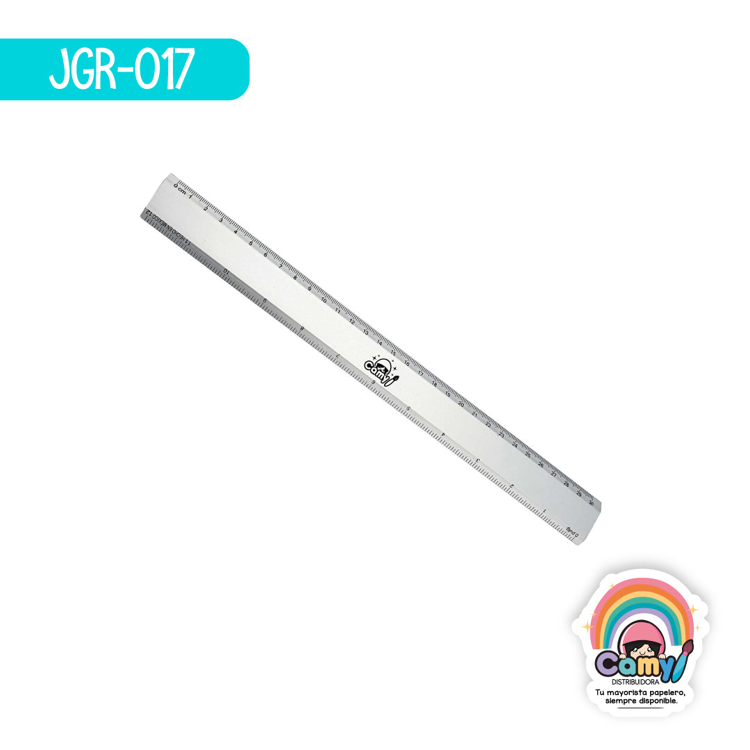 JGR-017 REGLA METALICA SUELTA 30CM CAMY