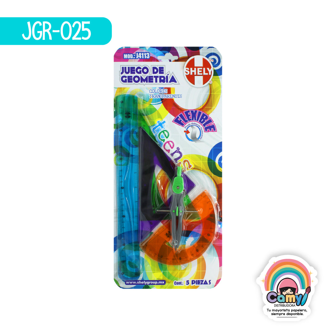 JGR-025 JUEGO GEOMETRICO FLEXIBLE SHELY J4113