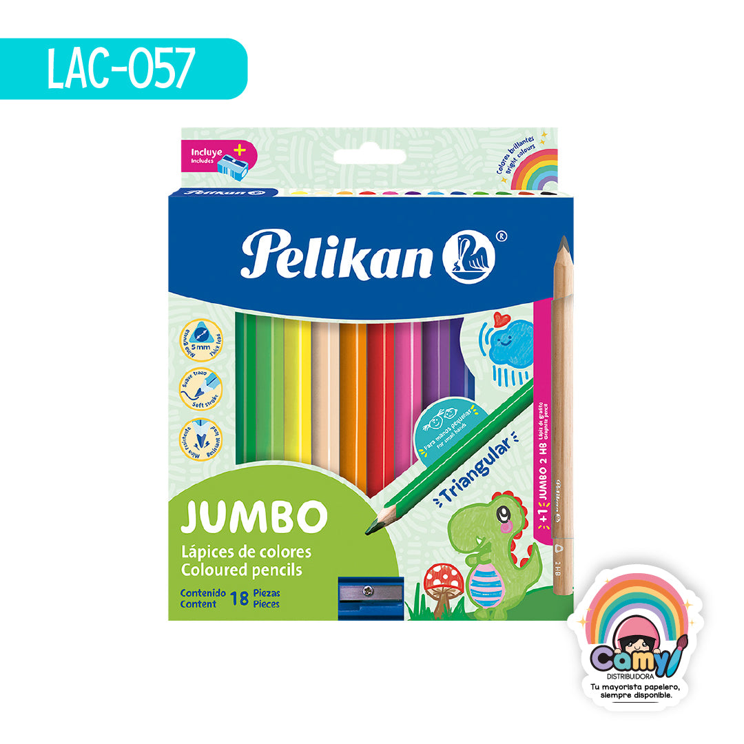 LAC-057 LPZ COLORES PELIKAN TRIANG JUMBO C/18