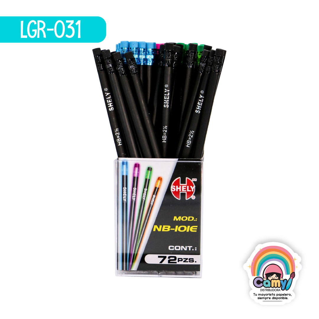 LGR-031 LPZ DE ESCRT MED #2 HB SHELY NEGRO BOTE C/72