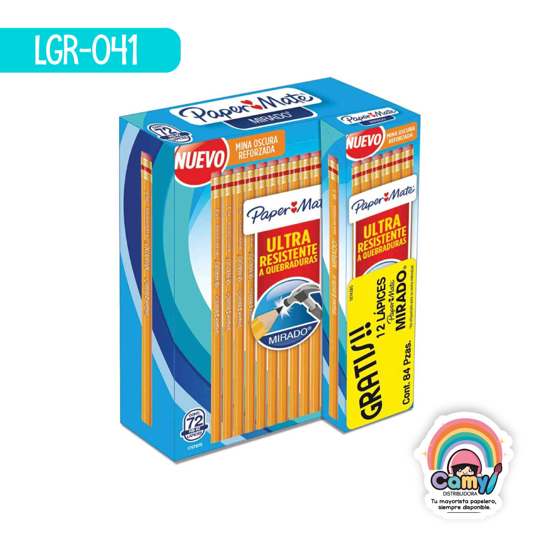 LGR-041 LPZ DE ESCRT MED #2 HB MIRADO C/72 CON PROMOCION NEWEL