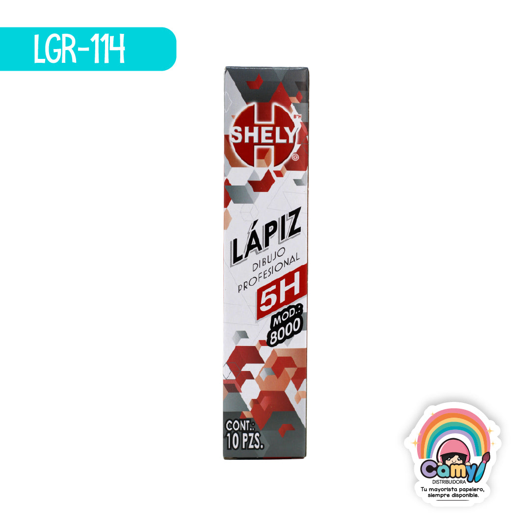 LGR-114 LAPIZ DE DIBUJO SHELY 5H C/10