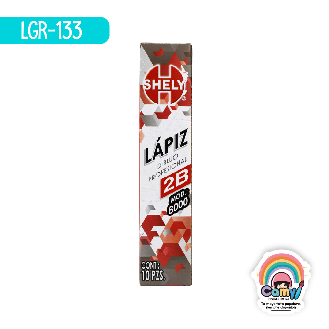 LGR-133 LAPIZ DE DIBUJO SHELY 2B C/10