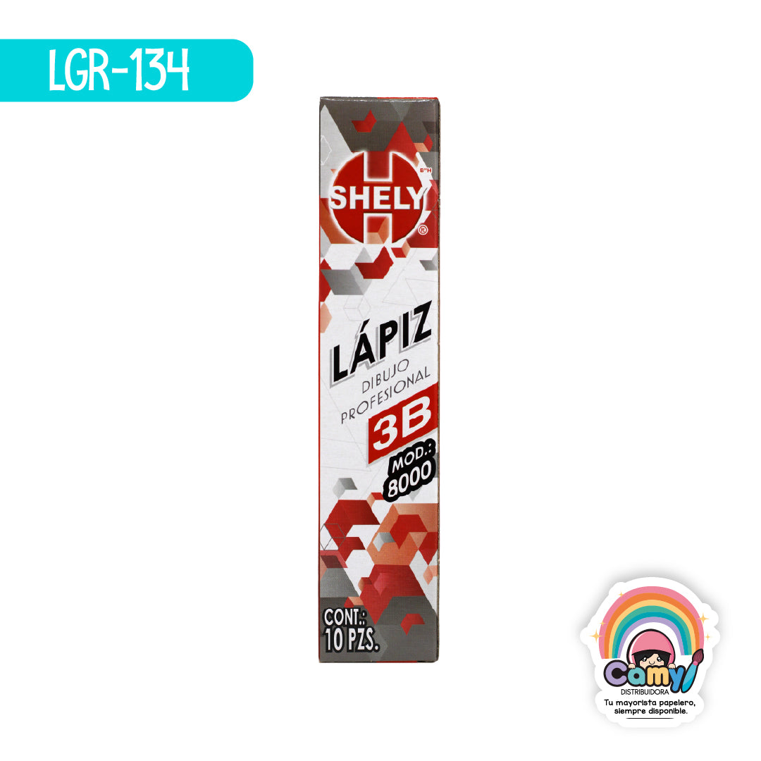 LGR-134 LAPIZ DE DIBUJO SHELY 3B C/10